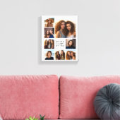 8枚の写真カスタムでフォトコラージュを作成する キャンバスプリント (インサイチュ (リビング))