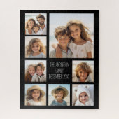 8枚の写真カスタムでフォトコラージュを作成する ジグソーパズル (縦)