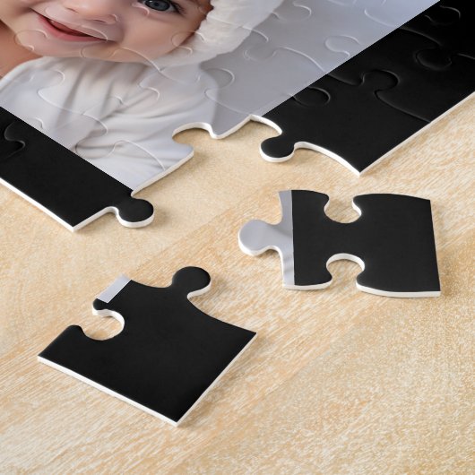 8枚の写真カスタムでフォトコラージュを作成する ジグソーパズル (側面)