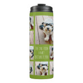 8枚の写真カスタムでフォトコラージュを作成する タンブラー (正面)