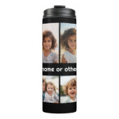 8枚の写真カスタムでフォトコラージュを作成する タンブラー (正面)