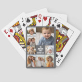 8枚の写真カスタムでフォトコラージュを作成する トランプ (裏面)