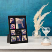 8枚の写真カスタムでフォトコラージュを作成する フォトプラーク (側面)