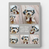 8枚の写真カスタムでフォトコラージュを作成する フォトプラーク (正面)