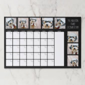 8枚の写真カスタムでフォトコラージュを作成する ペーパーパッド (正面)