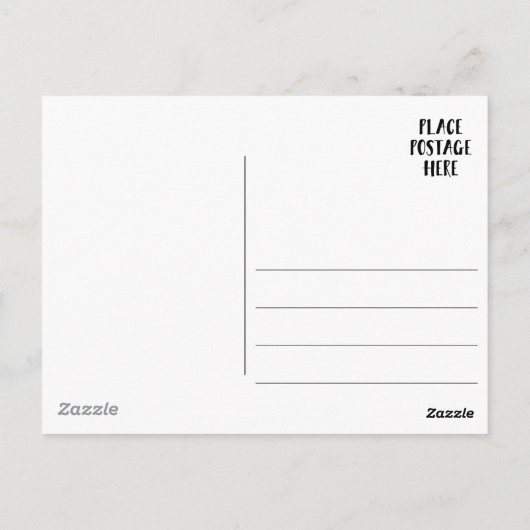 8枚の写真カスタムでフォトコラージュを作成する ポストカード (裏面)