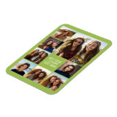 8枚の写真カスタムでフォトコラージュを作成する マグネット (左側)