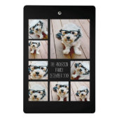 8枚の写真カスタムでフォトコラージュを作成する ミニクリップボード (裏面)