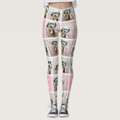 8枚の写真カスタムでフォトコラージュを作成する レギンス (正面)