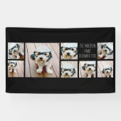 8枚の写真カスタムでフォトコラージュを作成する 横断幕 (横)