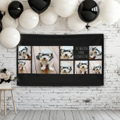 8枚の写真カスタムでフォトコラージュを作成する 横断幕