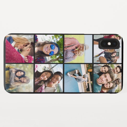 8枚の写真カスタムの電話ケース Case-Mate iPhoneケース (裏面(横))