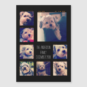 8枚の写真カスタムマグネットでフォトコラージュを作成