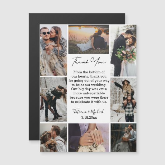 8枚の写真モダン感謝していがマグ結婚ネットに収まる (正面/裏面)