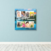 8枚の写真「孫たちが人生を壮大にする」 キャンバスプリント (インサイチュ (ウッドフロア))