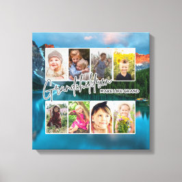 8枚の写真「孫たちが人生を壮大にする」 キャンバスプリント