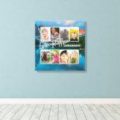 8枚の写真「孫たちが人生を壮大にする」 キャンバスプリント (インサイチュ (ウッドフロア))