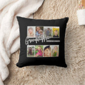 8枚の写真「孫たちが人生を壮大にする」 クッション (ブランケット)