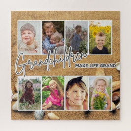 8枚の写真「孫たちが人生を壮大にする」 ジグソーパズル