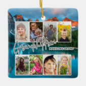 8枚の写真「孫たちが人生を壮大にする」 セラミックオーナメント (正面)