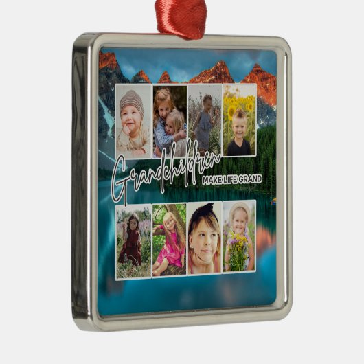 8枚の写真「孫たちが人生を壮大にする」 メタルオーナメント (右)