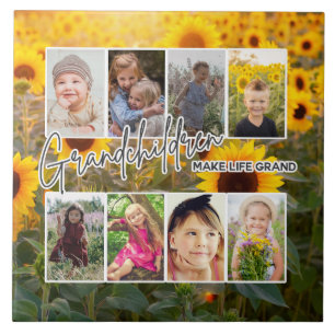 8枚の写真「祖父母が人生を壮大にする」 タイル