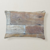 8枚の家族の写真、木目調、DIYで名前と年を入力 アクセントクッション (裏面)