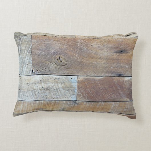 8枚の家族の写真、木目調、DIYで名前と年を入力 アクセントクッション (裏面)