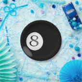 8枚の球の紙皿 ペーパープレート (パーティー)