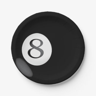 8枚の球の紙皿 ペーパープレート
