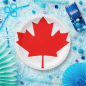 8枚の紙皿のカナダ日のプライドセット ペーパープレート (パーティー)