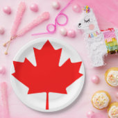 8枚の紙皿のカナダ日のプライドセット ペーパープレート (パーティー)