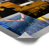 8枚カスタムの写真のテンプレートを家族で撮影 ポスター (角)