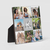 8枚モノグラムののフォトグリッドコラージュ大学院プラーク フォトプラーク (正面)