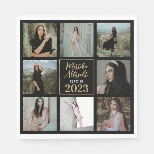 8枚 |卒業式ナプキンス スタンダードランチョンナプキン (正面)