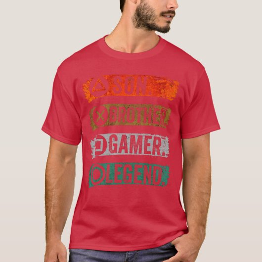 8歳から16歳の少年向けのゲームギフト クリスマス Tシャツ (正面)