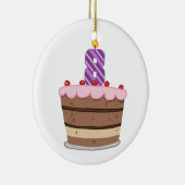 8歳のお誕生日ケーキ セラミックオーナメント (右)