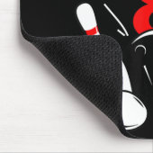 8歳のボーリング8転が番目の誕生日 マウスパッド (コーナー)