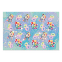 8歳のユニコーンパーソナライズされたギフトラップ