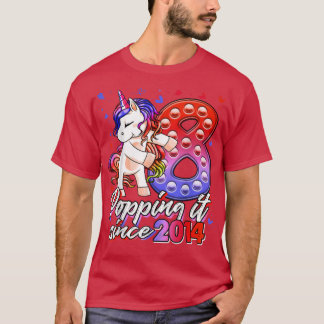 8歳のユニコーンポップ・アートのIt Unicorn 2 Tシャツ
