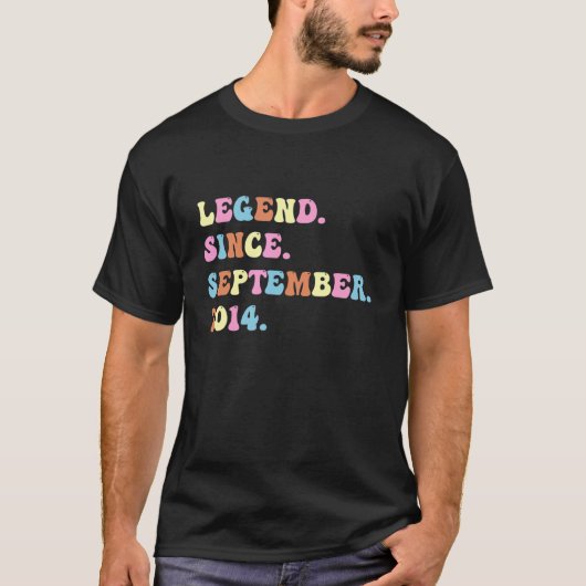 8歳の伝説2014年9月から8日 Tシャツ (正面)
