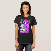 8歳の女の子の誕生日におすすめのキュートなトップス Tシャツ (正面フル)