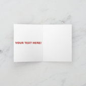 8歳の子供、ハッピーバースデーカード カード (内部)