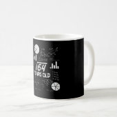 8歳の誕生日おめでとう 算数好きな子供へのギフト コーヒーマグカップ (正面右)