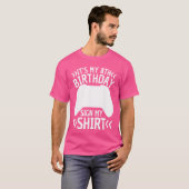 8歳の誕生日を迎えた少年ゲーマー 僕の8歳の誕生日 Tシャツ (正面フル)