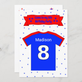 8歳の誕生日パーソナライズされたパーティの招待状 招待状