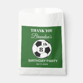 8歳の誕生日パーティー サッカー グリーン 男子 スポーツ フェイバーバッグ