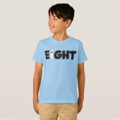 8歳の誕生日ボウリングTシャツ 子供用 Tシャツ (正面フル)