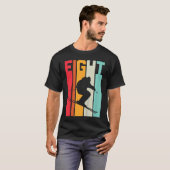 8歳の誕生日ボーイ レトロスキー好き スキーヤー 8歳 Tシャツ (正面フル)