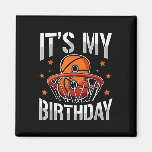 8歳の誕生日 スケル党 お誕生日おめでとう 8歳 マグネット (正面)